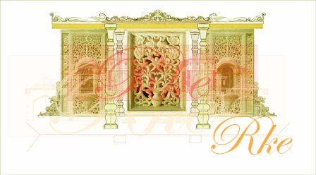 jali panel with pillar wedding mandap and wedding stage for marriage 