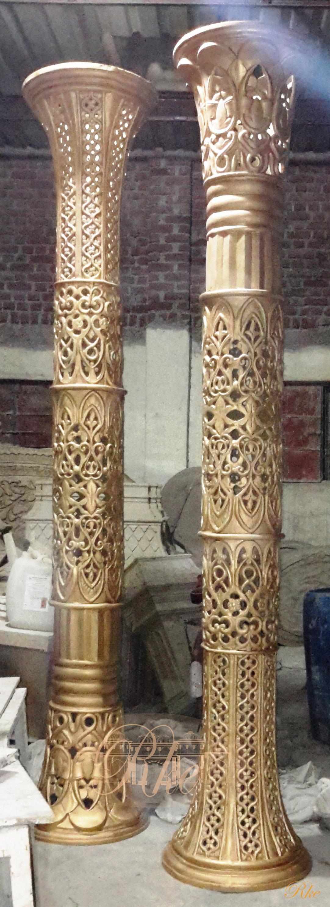 wedding mandap stage pillar 