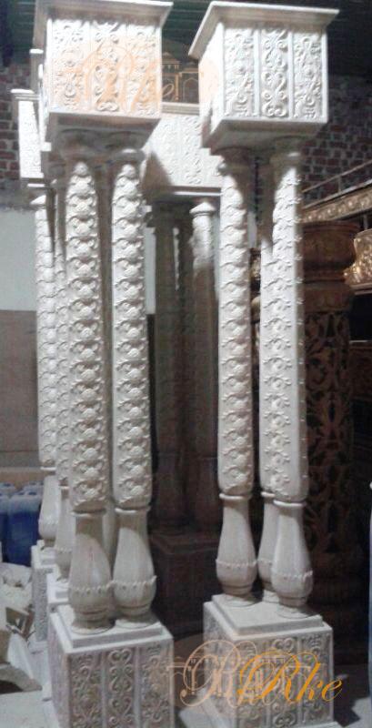 wedding mandap stage pillar 