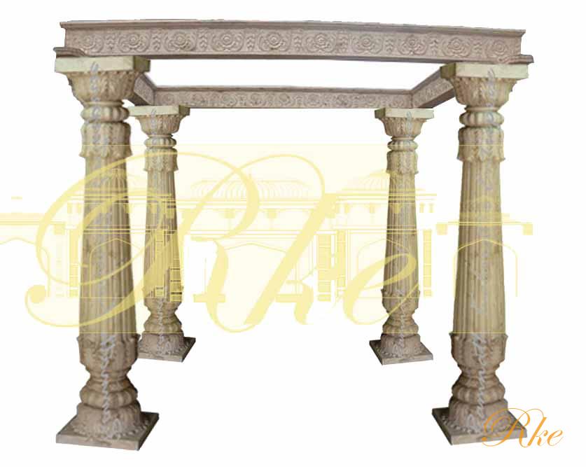 squire Rajasthan mandap in four pillar design theme